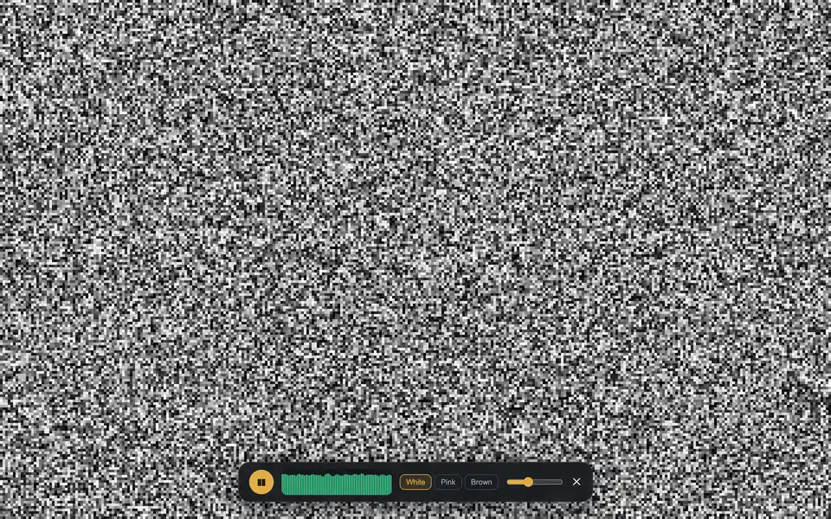 White Noise Screen